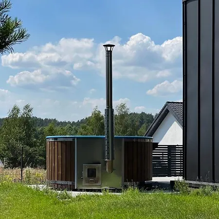 Nowoczesna Stodola Z Balia Na Mazurach Trelkowo